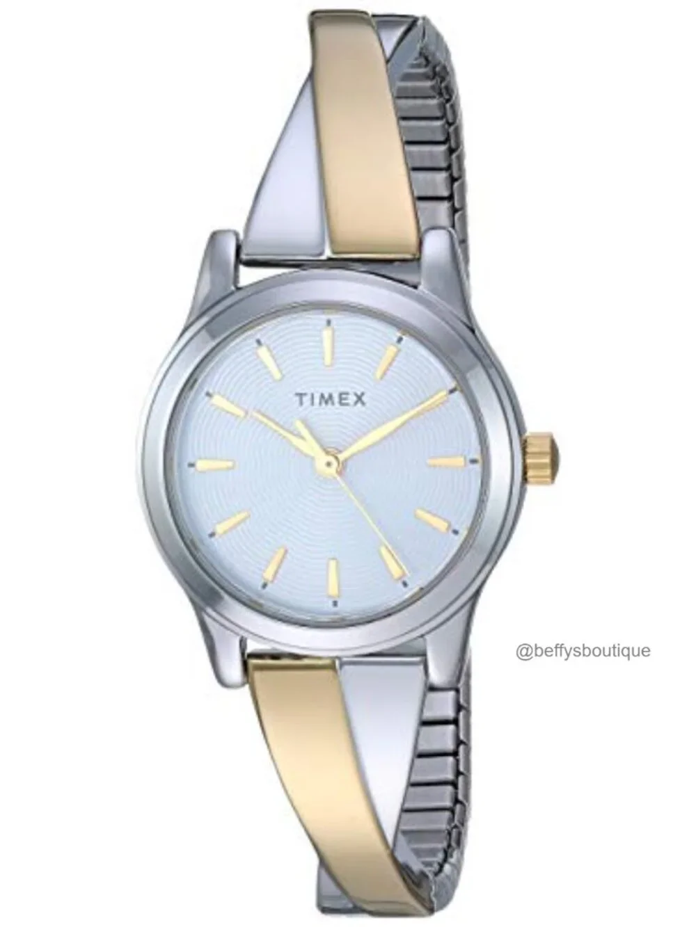 Timex Women's Stretch Bangle Crisscross 25mm Watch